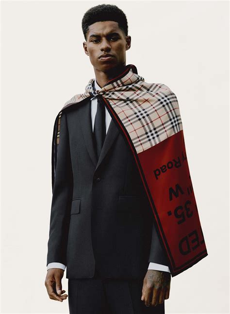 marcus rashford burberry